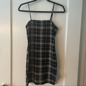Plaid mini-dress
